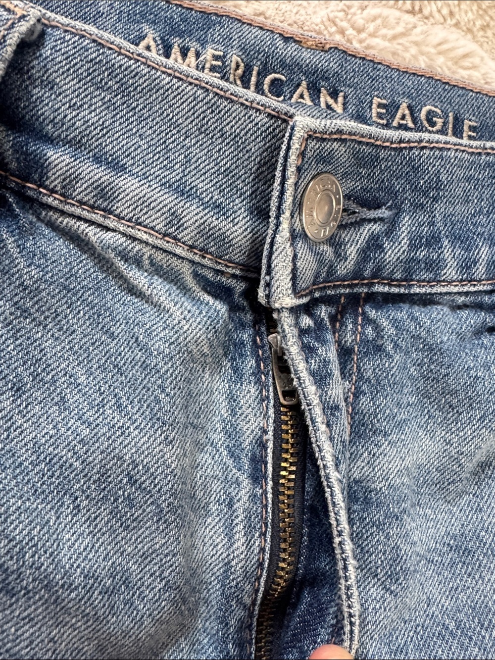 American Eagle Strigid Jeans Side 0 Light Wash NEW - Picture 6 of 12